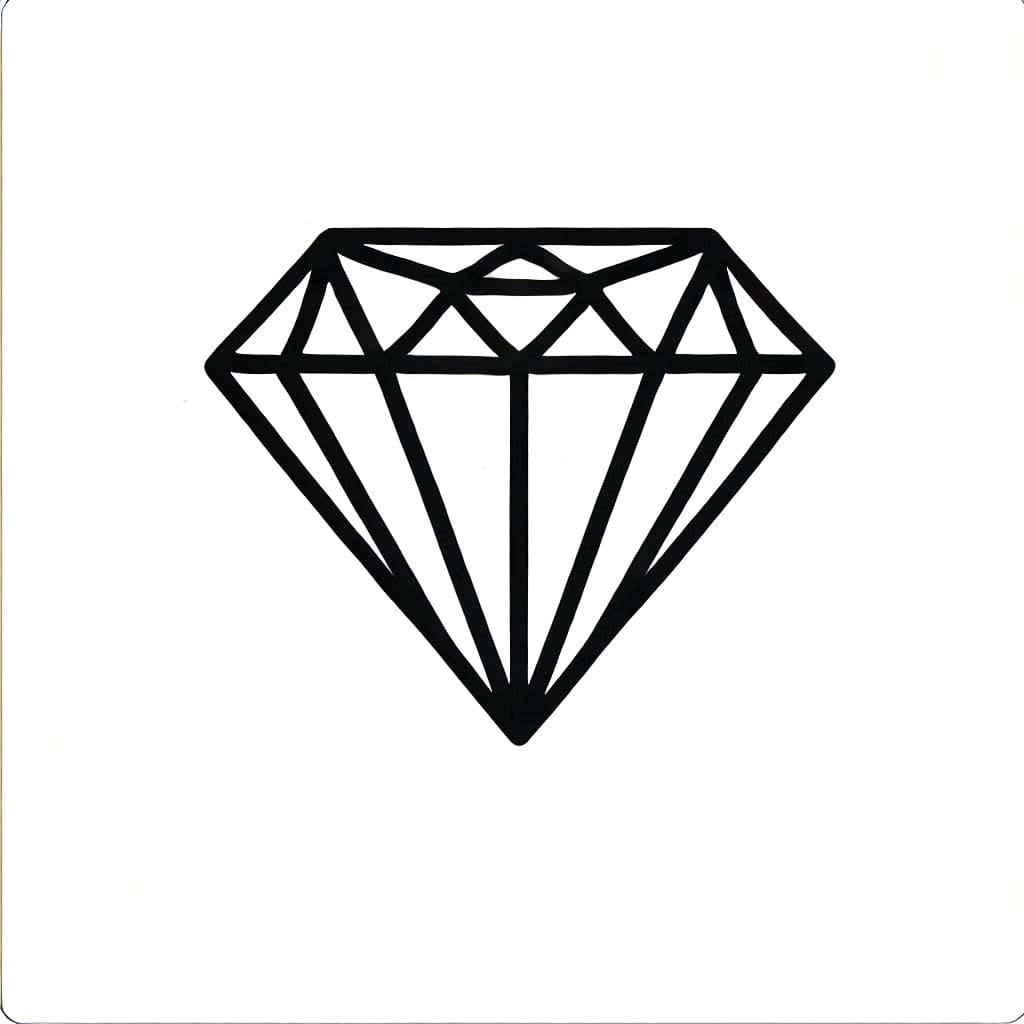 Zeichnen Diamant 5