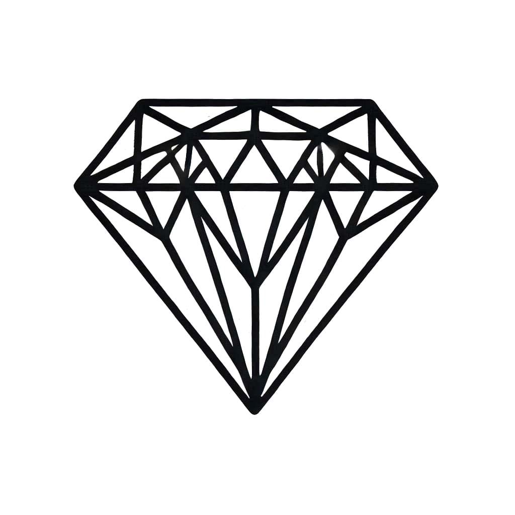 Zeichnen Diamant kostenlos druckbar