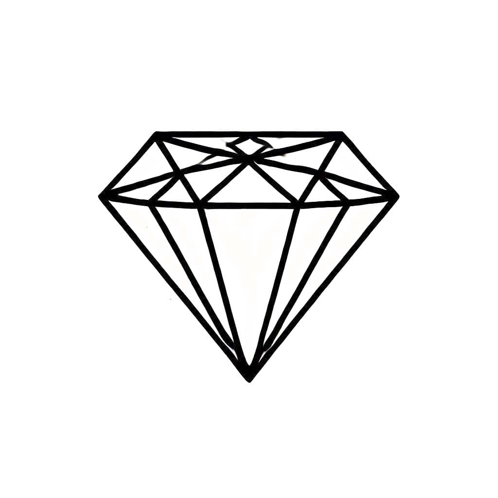 Zeichnen Diamant kostenlos