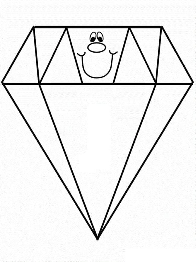 Zeichnen Diamant skizzieren