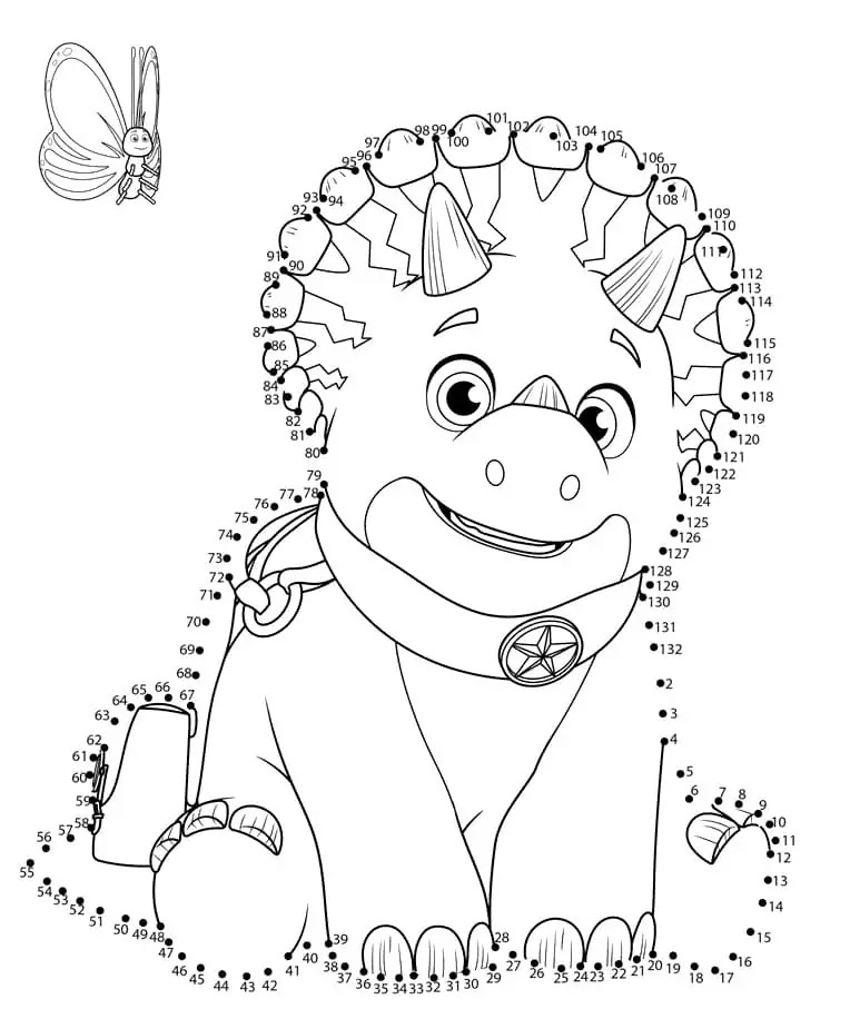 Zeichnen Dino Ranch 3