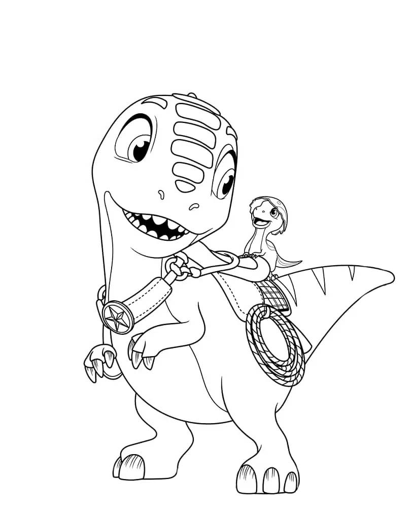 Zeichnen Dino Ranch 4
