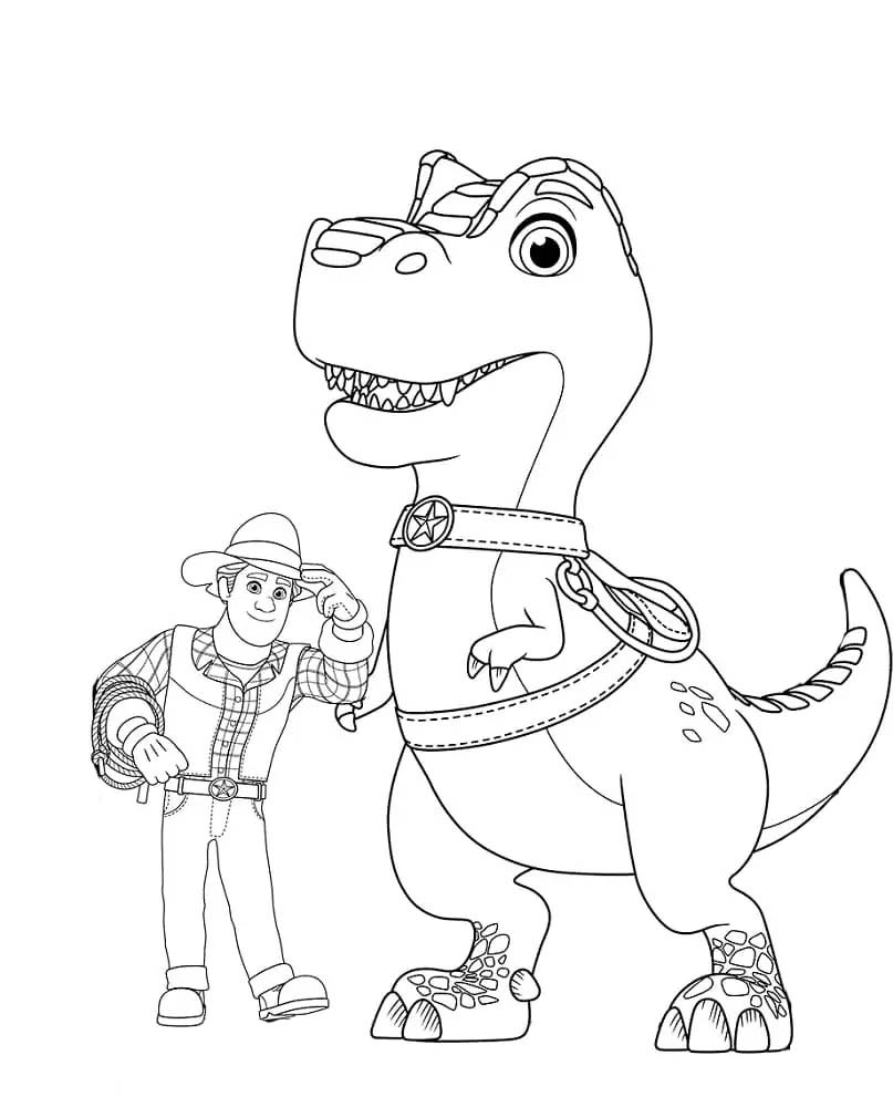 Zeichnen Dino Ranch 6