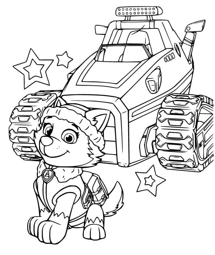 Zeichnen Everest Paw Patrol 12