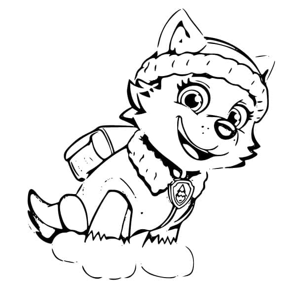 Zeichnen Everest Paw Patrol 3