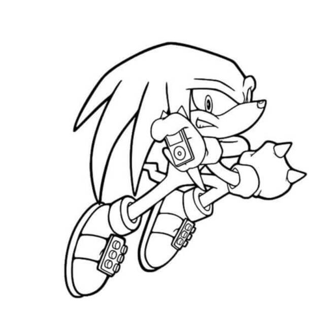 Zeichnen Knuckles skizzieren