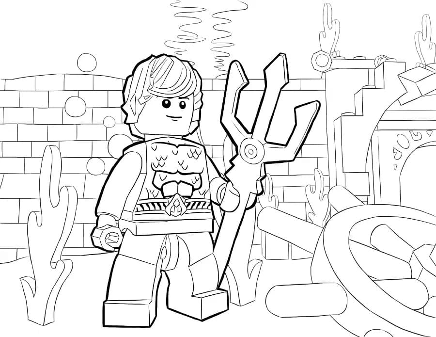 Zeichnen Lego Aquaman
