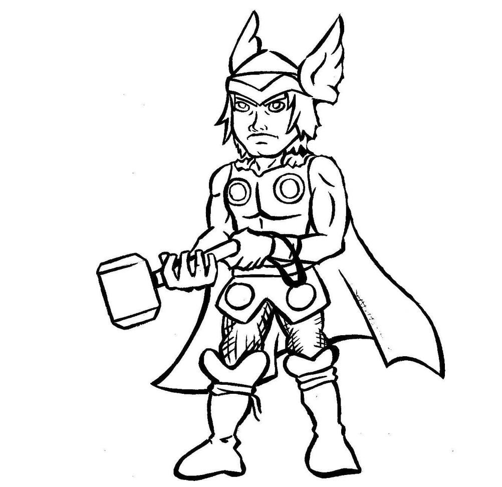 Zeichnen Thor 4