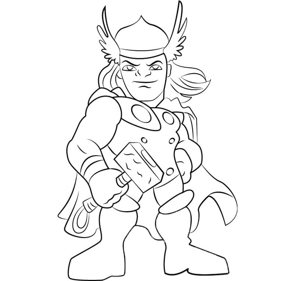 Zeichnen Thor 5