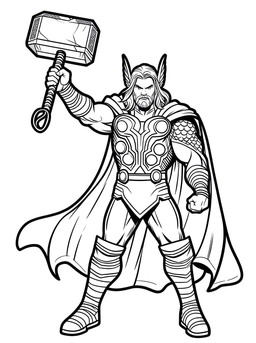 Zeichnen Thor basisch