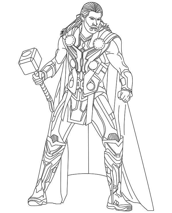 Zeichnen Thor stark
