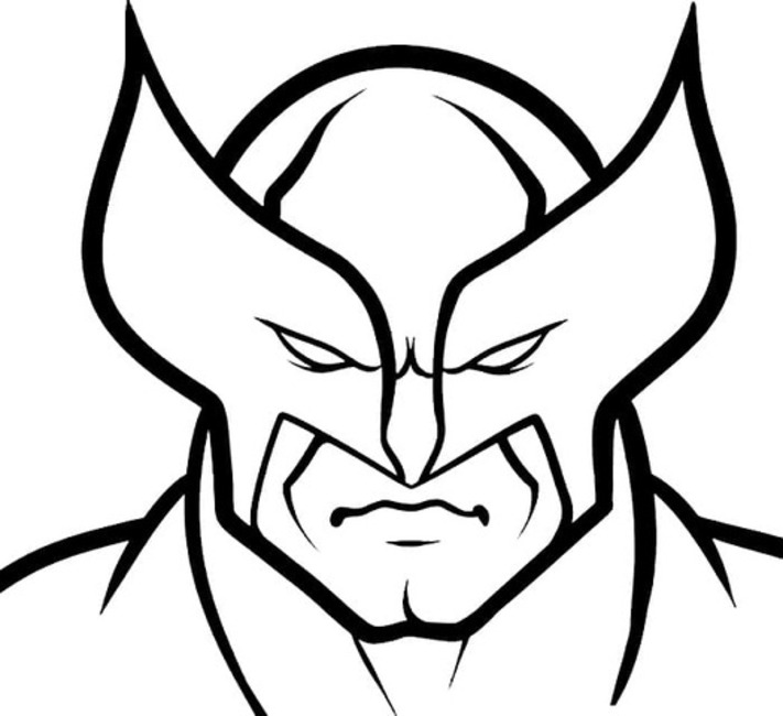 Zeichnen Wolverine druckbar