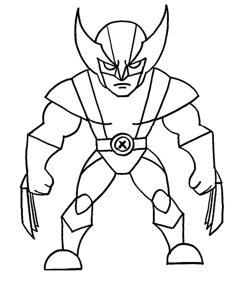 Ausmalbilder Wolverine