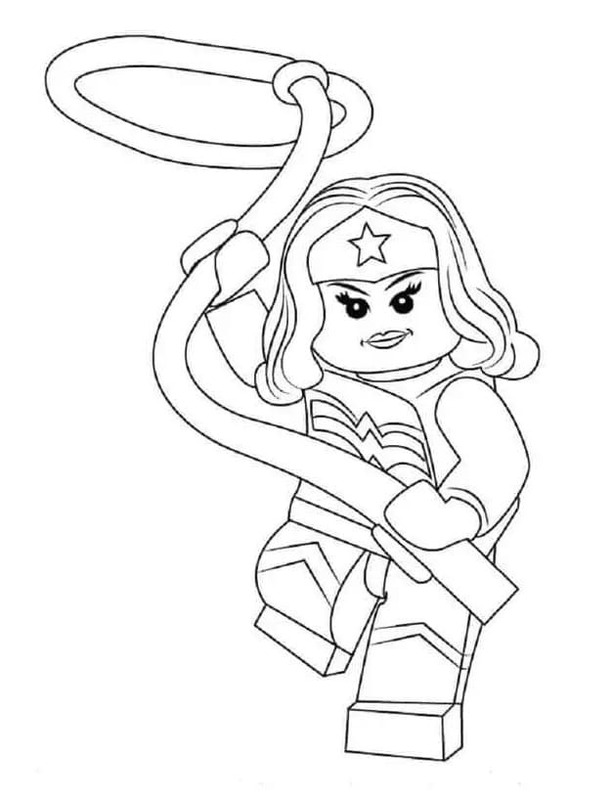 Zeichnen Wonder Woman lego