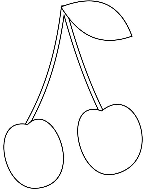 Zwei Kirsche drucken