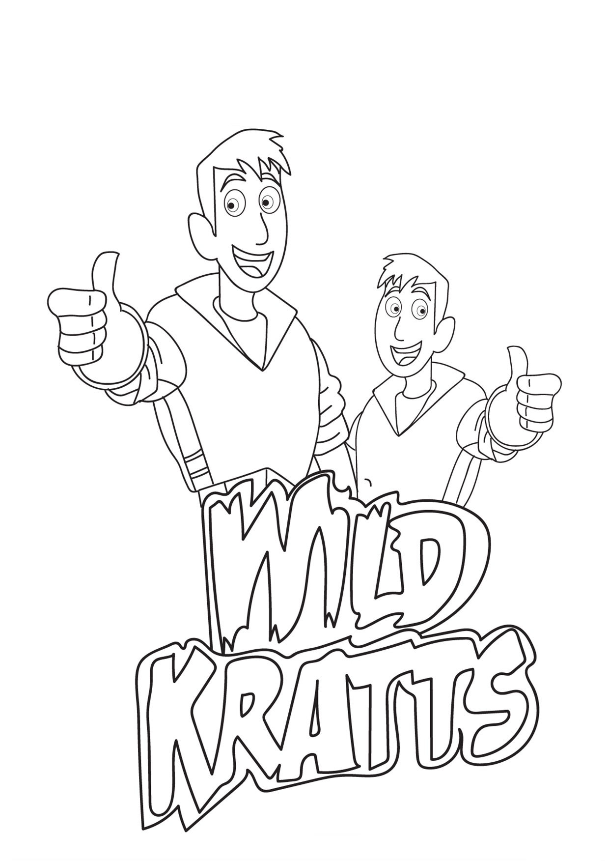 The Wild Kratts para colorir
