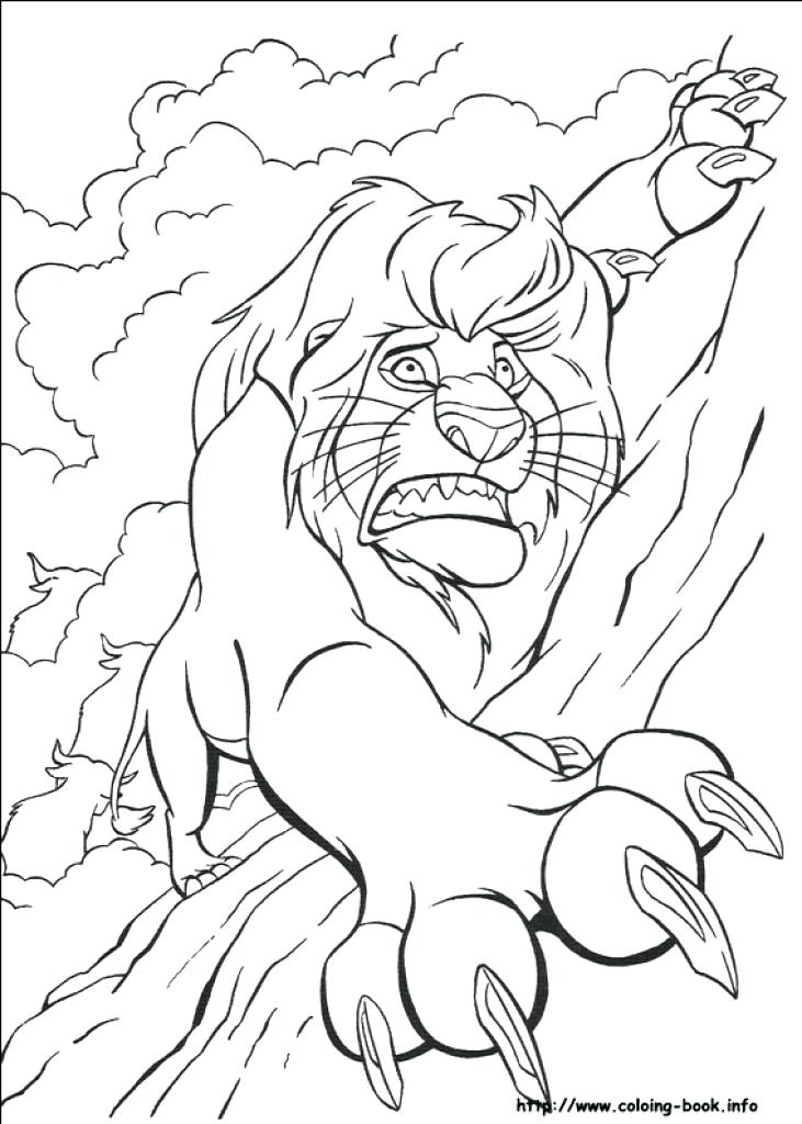 Simbad The Lion In Danger para colorir