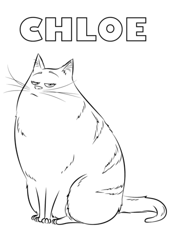 Dibujos de Chloe para colorear