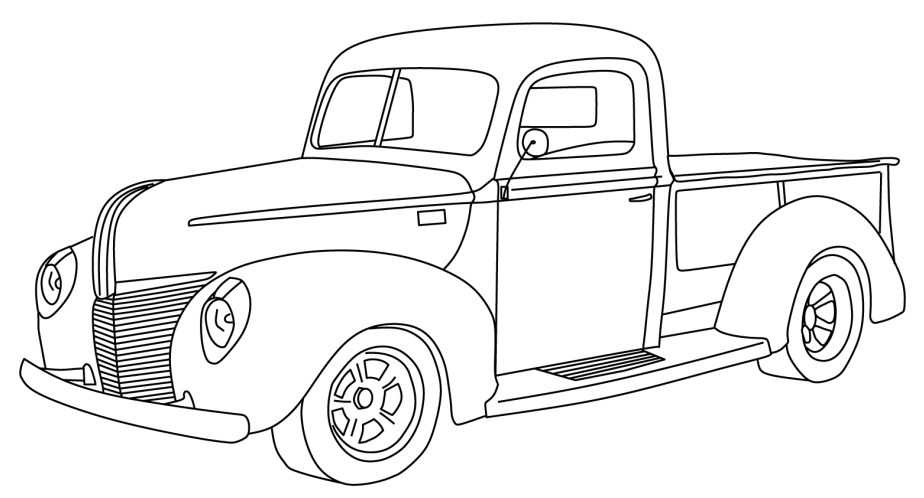 1940 Ford Pickup para colorir