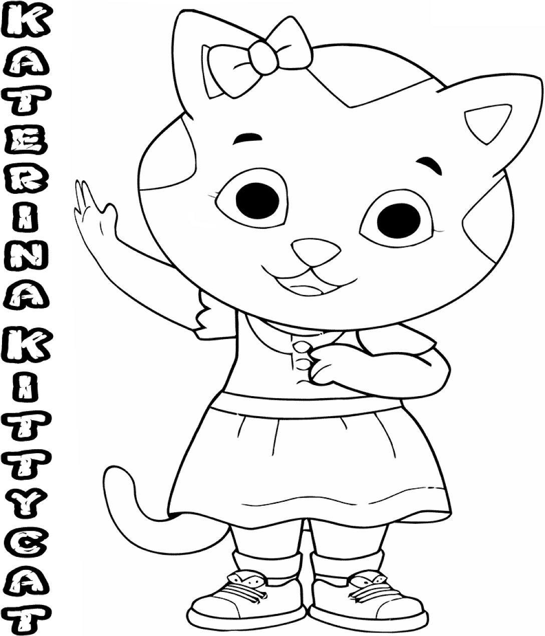 Katerina Kittycat para colorir