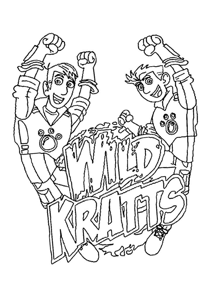 Kratts Salvajes coloring pages