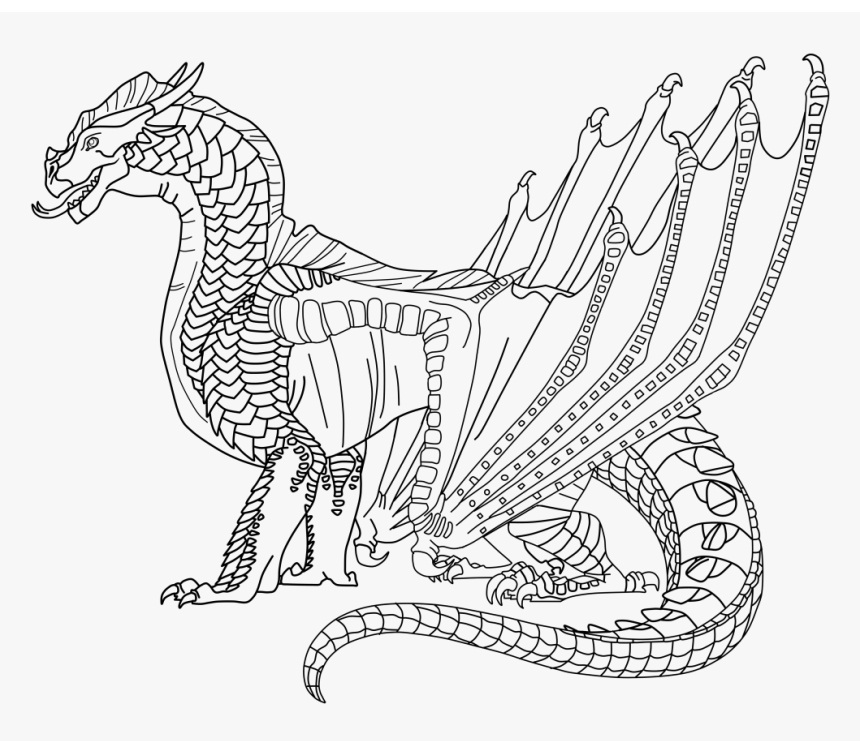 Hybrid Dragon para colorir