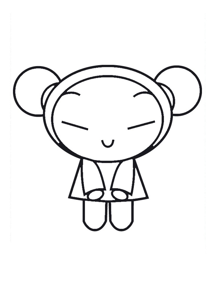 Pucca coloring pages