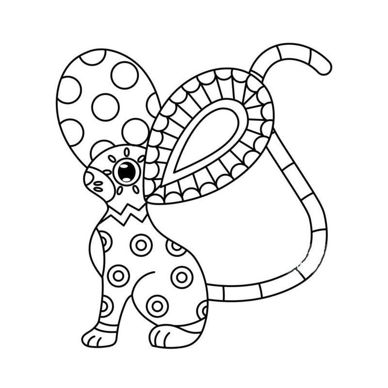 Dibujos de Alebrijes 5 para colorear