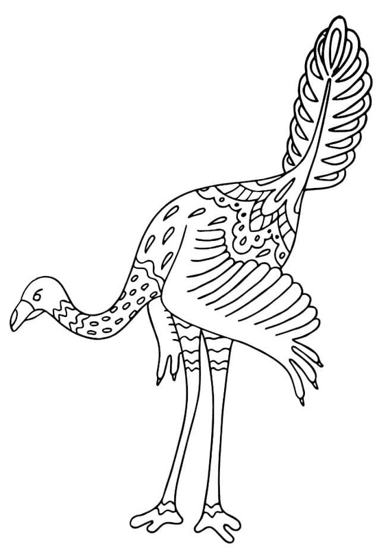 Dibujos de Alebrijes 6 para colorear