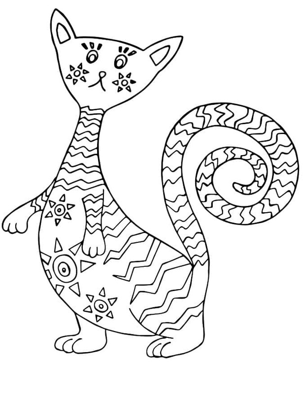 Dibujos de Alebrijes imprimible para colorear