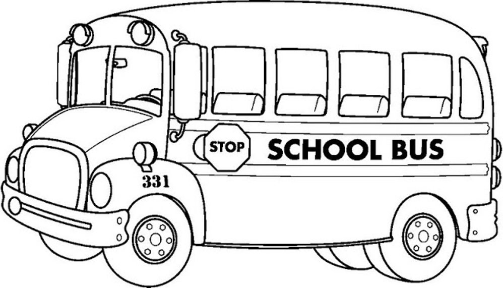 Dibujos de Autobús Escolar para colorear