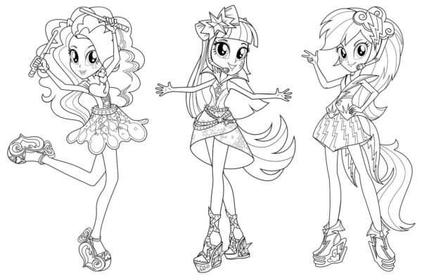 Dibujos de Equestria Girls