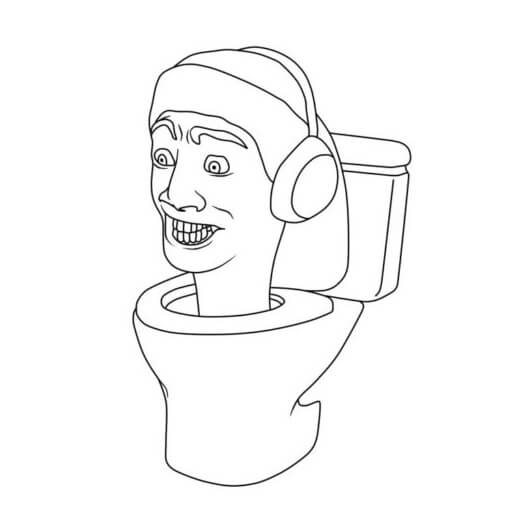 Skibidi Toilet coloring pages