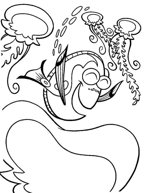 Buscando A Nemo gratis para niños para colorir