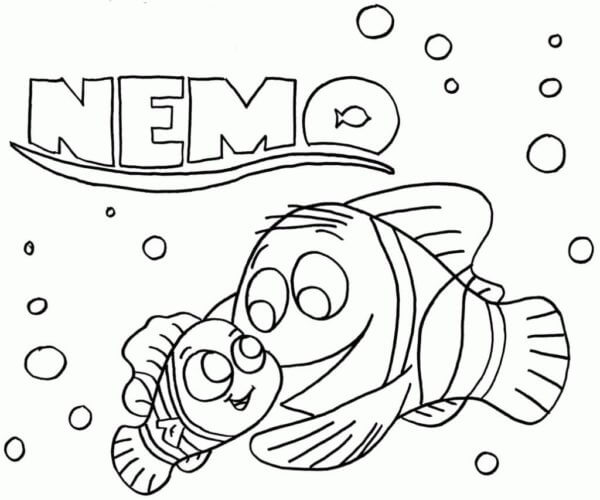 Buscando A Nemo para niños para colorir