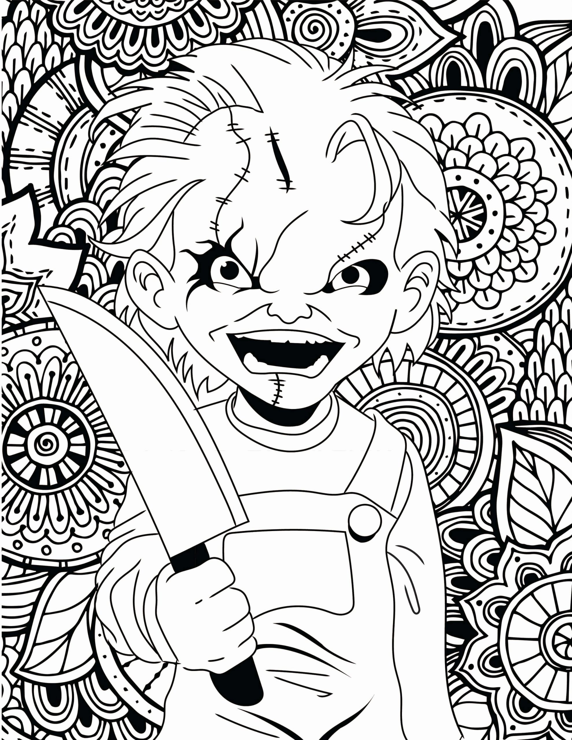 Dibujos de Chucky Malvada para colorear