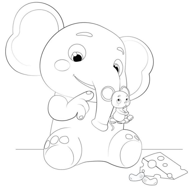 Dibujos de Cocomelon en niños para colorear