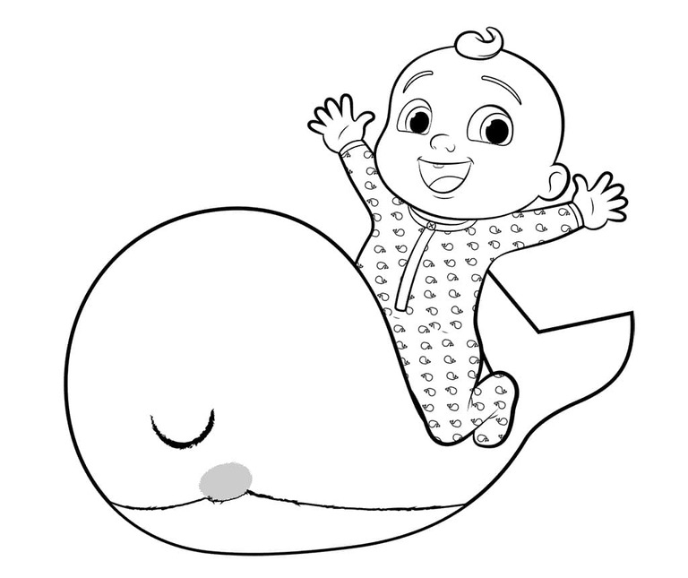 Dibujos de Cocomelon imprimible gratis para colorear