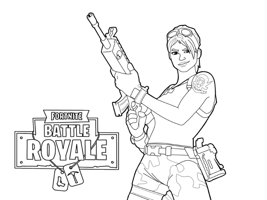 Dibujos de Battle Royale de Fortnite