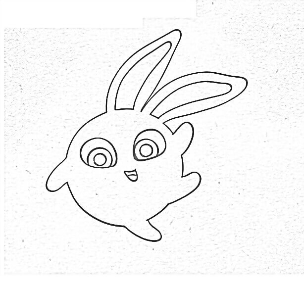 Dibujos de Conejitos Tolva Soleado para colorear