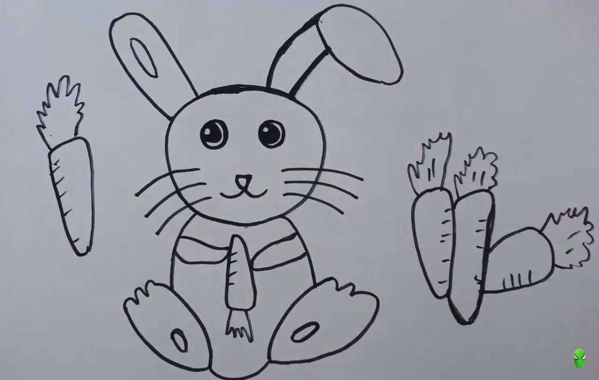 Dibujos de Conejo De Brillo para colorear