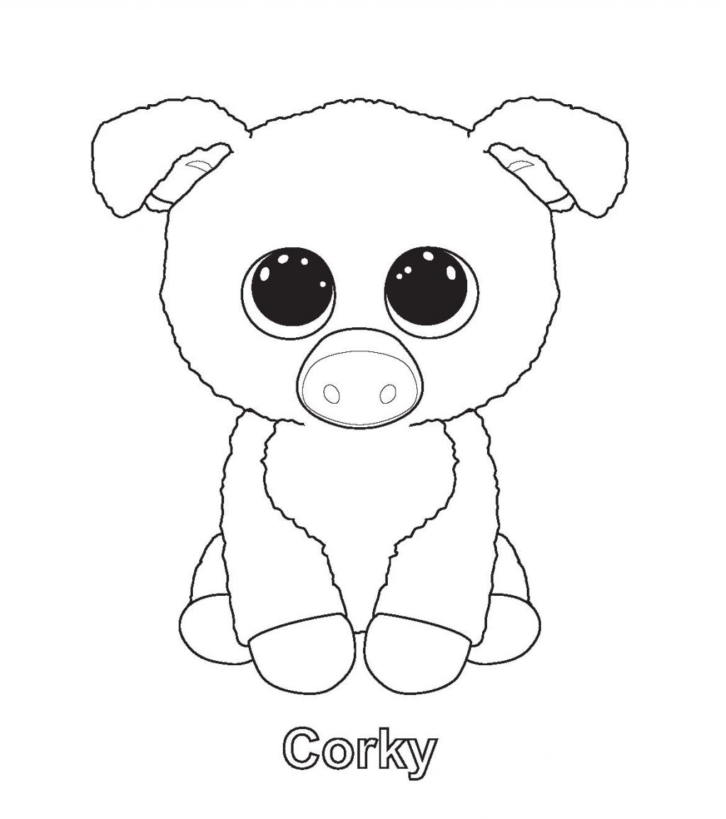 Corky Beanie Boo para colorir