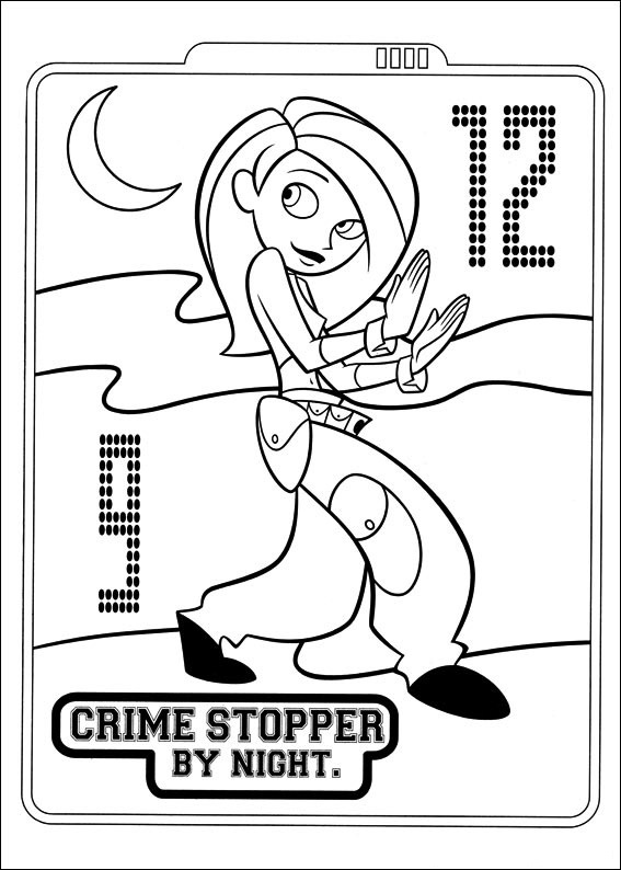 Dibujos de Crime Stopper para colorear