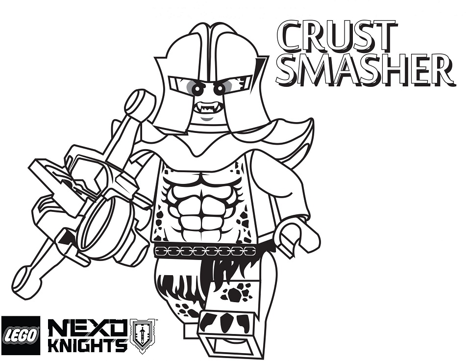 Dibujos de Crust Smasher De Nexo Caballeros para colorear