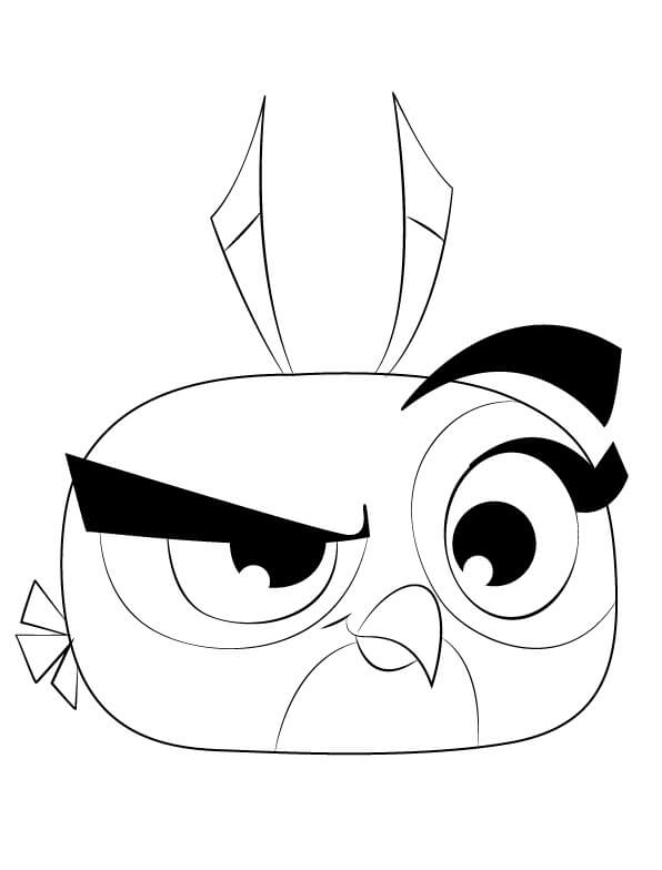 Dibujos de Dalia en Angry Birds para colorear