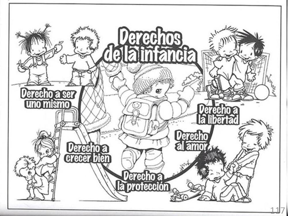 Dibujos de Derechos de los niños Imprimir para colorear
