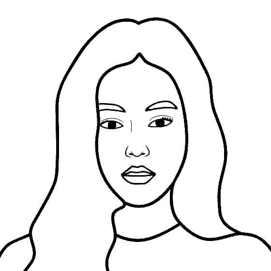 Dibujos de Dibuja a Jennie en Blackpink para colorear