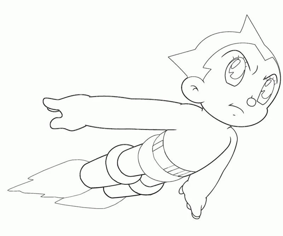 Dibuja Astro Boy 2 para colorir