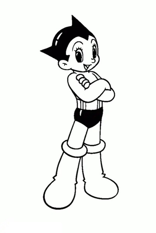 Dibuja Astro Boy 4 para colorir