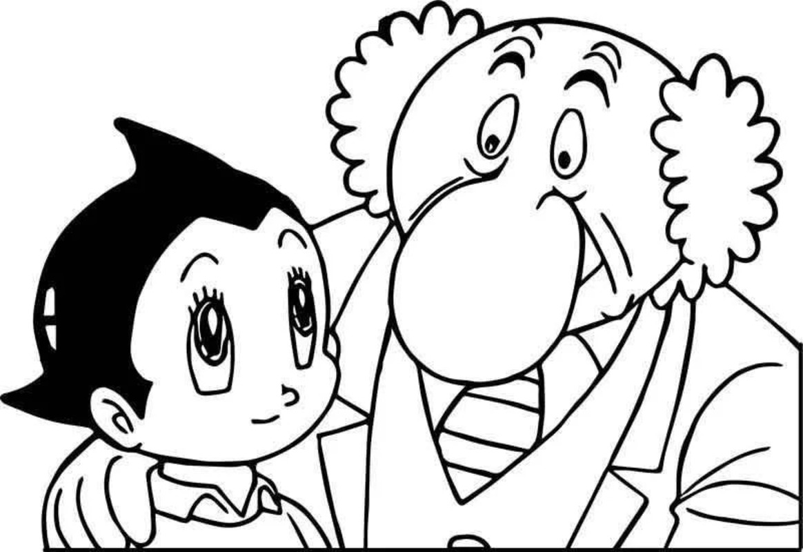 Dibuja Astro Boy 5 para colorir